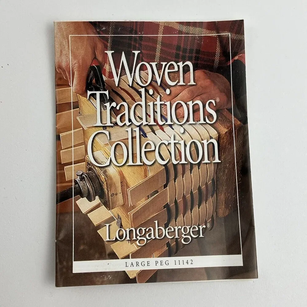 Longaberger Large Peg Basket Set 1999 | /w Protector 8